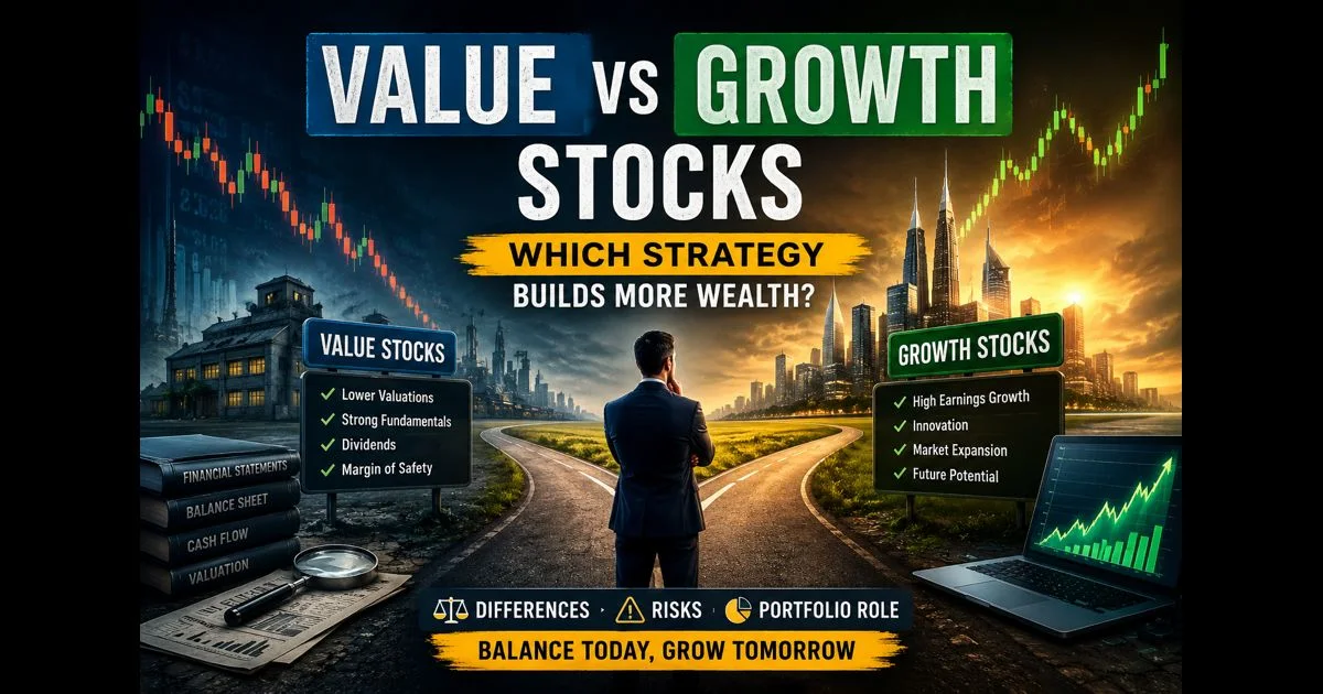 value vs growth stocks